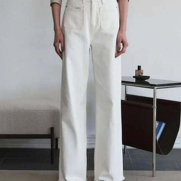 [BUNJANG] Attir H. Fray Selby Pocket Denim Pants Basic / 아티드)셀비 포켓  데님 팬츠 _basic