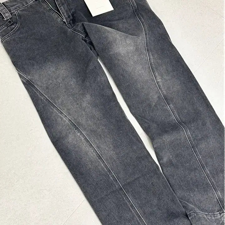 [BUNJANG] Plastic Product MPa Denim Pants Grey L / 플라스틱프로덕트 MPa 데님팬츠 그레이 L