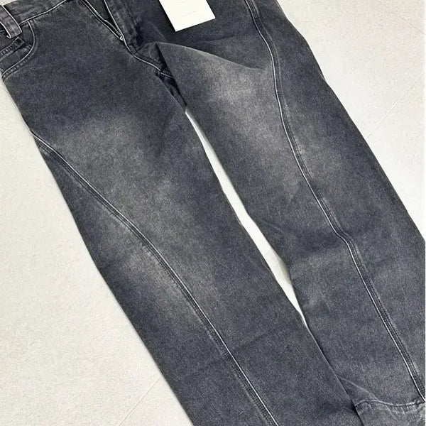 [BUNJANG] Plastic Product MPa Denim Pants Grey L / 플라스틱프로덕트 MPa 데님팬츠 그레이 L
