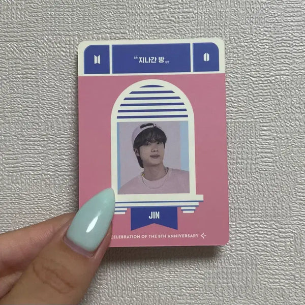 [BUNJANG] BTS Festa 8th Anniversary Jin Seokjin Mini Photocard / 방탄소년단 BTS 페스타 8주년 캘린더 진 석진 미니포토카드