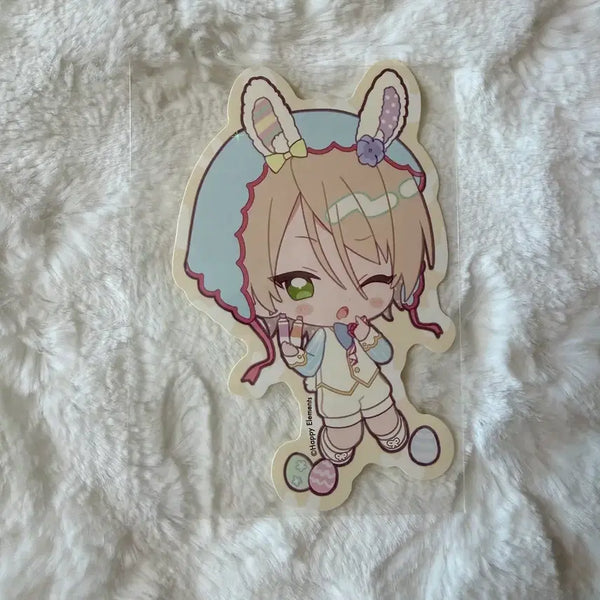 [BUNJANG] Ensemble Stars! Animate Easter Rabbit Collaboration Cafe Sticker Shiratori Aira / 앙스타 애니메이트 이스터 토끼 콜라보 카페 스티커 시라토리 아이라 알칼로이드