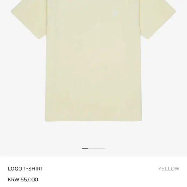 [BUNJANG] Sansan Gear 26SS Logo T-Shirt Yellow / 산산기어 26SS 로고 티셔츠 옐로우 2