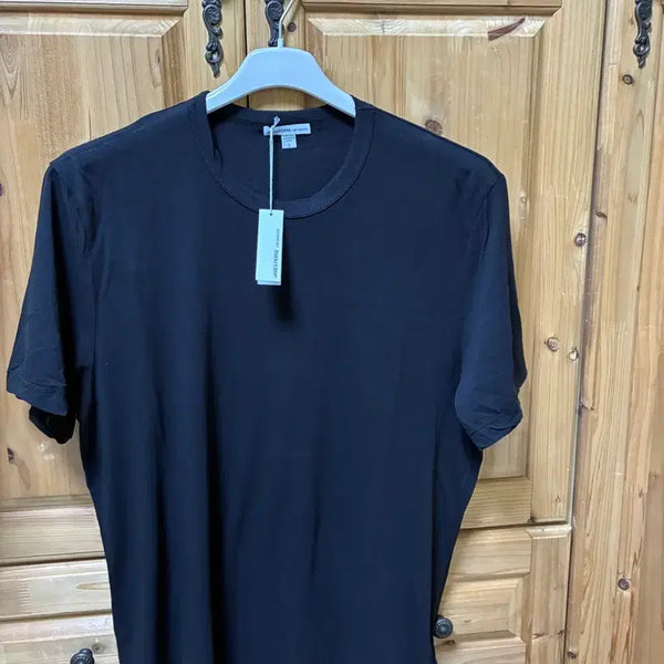 [BUNJANG] James Perse Clear Jersey Crewneck Black / [2] 제임스 펄스 클리어 저지 크루넥 블랙