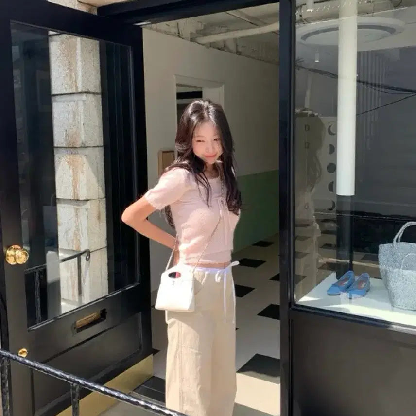 [BUNJANG] Cleeph Beige Pants (Short Version) / 샵시예 cleef 클리프 팬츠 베이지 (숏버전)