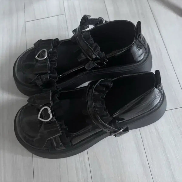 [BUNJANG] Travas Tokyo Vulkan Platform Boots Set / 지뢰계 통굽 볼칸 볼칸롱슬리브 트라바스도쿄 트라바스도쿄롱슬리브 양지뢰셋업 지뢰계셋업 시허니셋업 리즈리사셋업 지뢰  레플렘 볼칸 보세통굽 양지뢰통굽 양지뢰 지뢰계