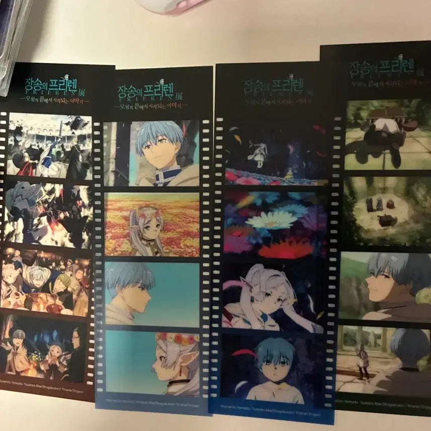 [BUNJANG] Frieren: Beyond Journey's End Exhibition Film Set + Bonus Ticket Postcard Himmel Frieren / 장송의프리렌 전시회 네컷필름 세트 + 특전 티켓 엽서 힘멜 프리렌