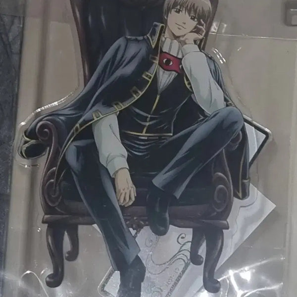 [BUNJANG] Gintama Sougo Okita Seated Acrylic Stand (Sealed) / 미개봉)은혼월드 오키타 소고 기본 의자 아크릴스탠드