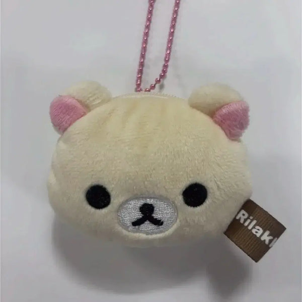 [BUNJANG] Rilakkuma Korilakkuma Mini Face Pouch Keychain / 코리락쿠마 미니 얼굴파우치 키링