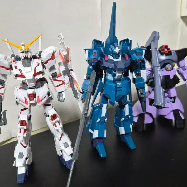 [BUNJANG] HG RGZ-95 ReZEL, RX-0 Unicorn Gundam, Zaku II (Dom) Pre-assembled Kit Bundle / (hg)리젤,유니콘 건담,돔 가조립 일괄 판매