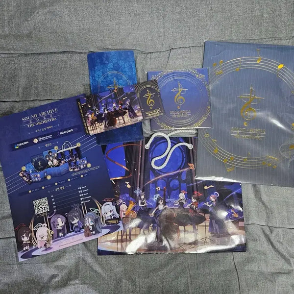 [BUNJANG] Blue Archive Sound Archive Orchestra Goods Bundle Set / 급처 블루 아카이브 사운드 아카이브 오케스트라 굿즈 일괄 처분