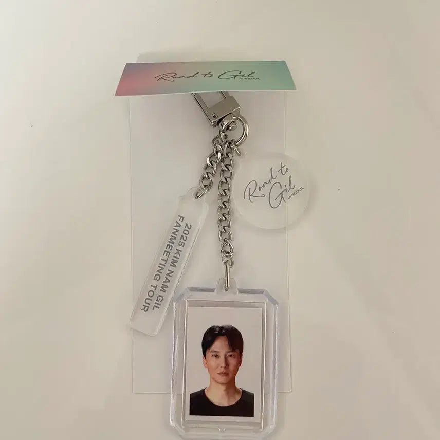 [BUNJANG] Kim Nam-gil 2025 Fan Meeting Tour 'Road to Gil' Photo Keyring / 2025 김남길 팬미팅 투어 증사 키링 판매 로드 투 길 road to gil