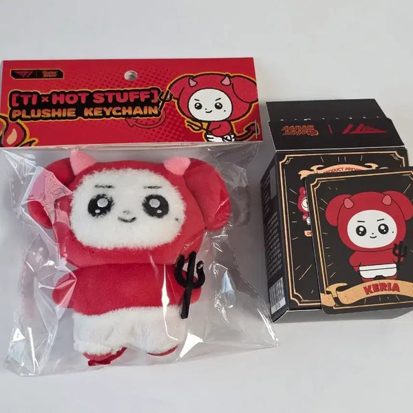 [BUNJANG] T1 Keria Hot Stuff Collaboration Figure & Doll Bundle Set / T1 티원 홈그라운드 홈그 hot stuff 케리아 keria 인형 + 피규어 판매