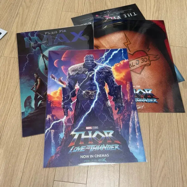[BUNJANG] Thor: Love and Thunder Special Screen Posters and Collectibles / 토르 러브앤썬더 4DX 돌 포스터 아이맥스 스크린엑스 리얼디 특별관 포스터 씨네큐 필름마크 아트카드 오티 오리지널티켓북포스터