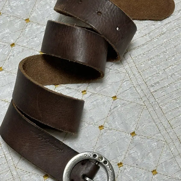 [BUNJANG] American Eagle Leather Belt Brown Size S / 아메리칸이글 가죽 벨트 브라운 S
