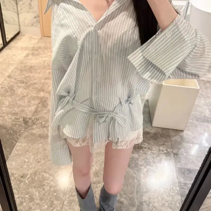 [BUNJANG] Layered Shirt Set / 레이어드 셔츠 세트