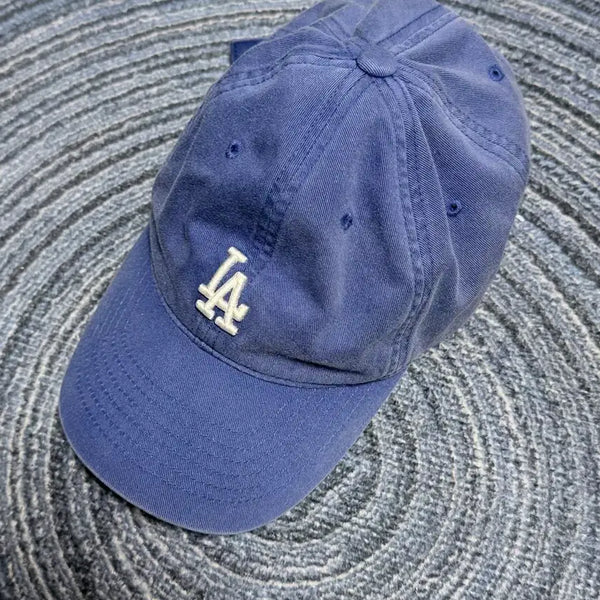 [BUNJANG] MLB LA Small Logo Ball Cap / MLB LA 스몰 로고 볼캡