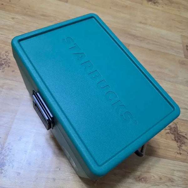 [BUNJANG] Starbucks Summer Day Cooler Box (Green, 11L) / 미사용)스타벅스 쿨러 스벅쿨러 스타벅스 서머데이 쿨러 아이스박스 캠핑박스 캠핑용품