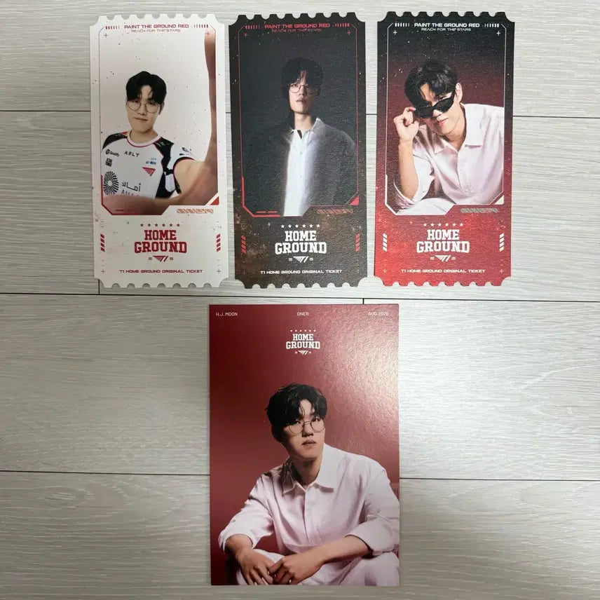 [BUNJANG] T1 Homeground Postcard Ticket Owner Set / T1 티원 홈그라운드 엽서 티켓 오너 세트