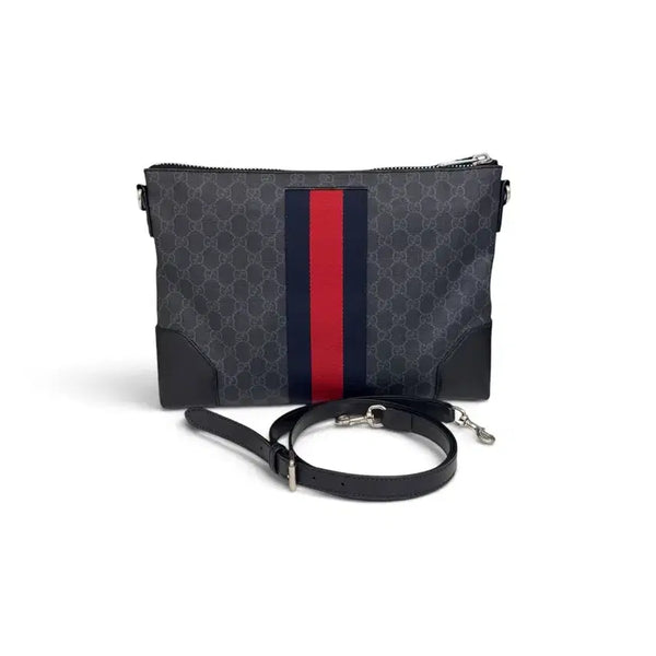 [BUNJANG] Gucci GG Supreme Web Stripe Crossbody Bag / 구찌 GG슈프림 웹삼선 크로스백