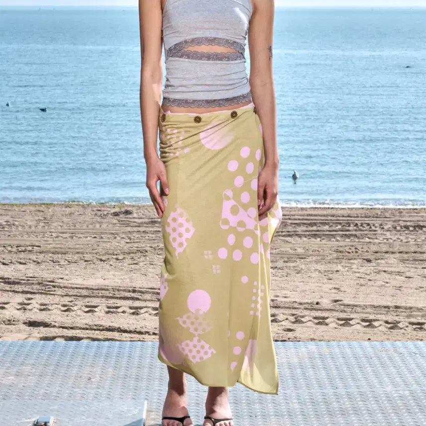 [BUNJANG] Odly Workshop Scarf Skirt / 오들리워크샵 스카프 스커트