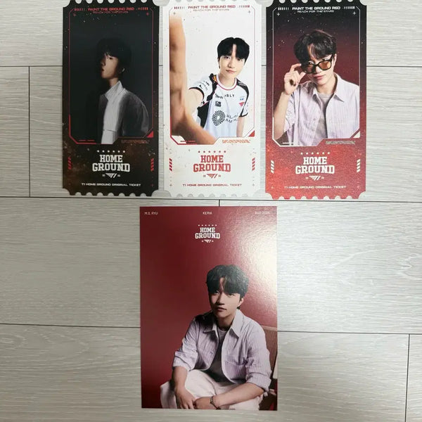 [BUNJANG] T1 Keria Homeground Postcard Ticket Set / T1 티원 홈그라운드 엽서 티켓 케리아 세트