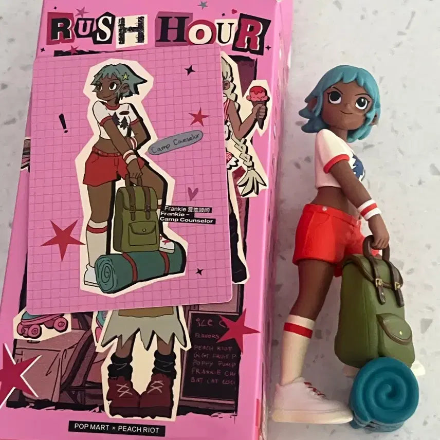[BUNJANG] Pop Mart Rush Hour Series Camp Counselor Frankie Figure / 팝마트 러쉬 아워 피규어 캠프 카운슬러 새상품 프랭키