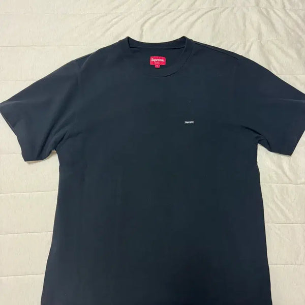 [BUNJANG] Supreme Small Logo Pique Short Sleeve T-Shirt / [M]슈프림 스몰로고 피케 반팔