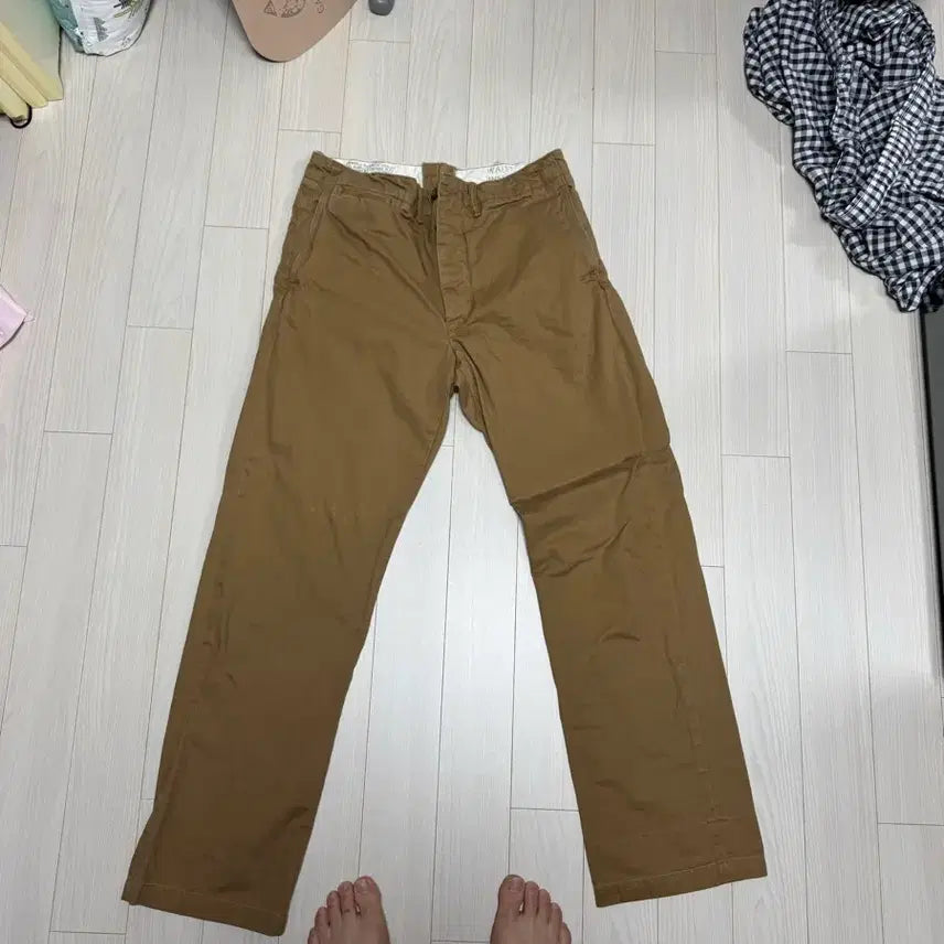 [BUNJANG] RRL Field Chino Pants British Khaki 30x32 / Rrl 필드치노 브리티쉬 카키 30x32