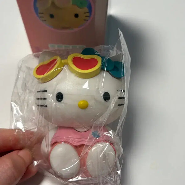 [BUNJANG] Hello Kitty UV Color-Changing Charm Keychain / 헬로키티 UV 자외선 변색 키링 장난감키링 태닝키티