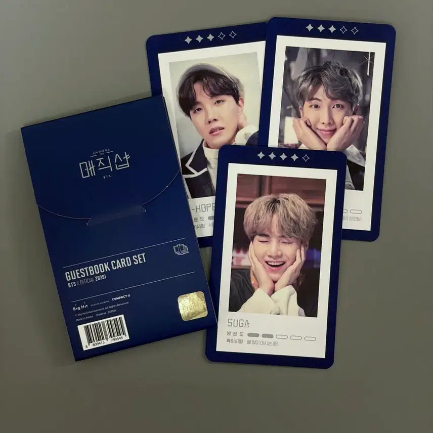 [BUNJANG] BTS Magic Shop Guestbook Card Set RM Suga J-Hope Photocard Bundle Set / 방탄소년단 매직샵 게스트북 카드 세트 슈가 알엠 제이홉 포카 bts magicshop guestbook card set poca