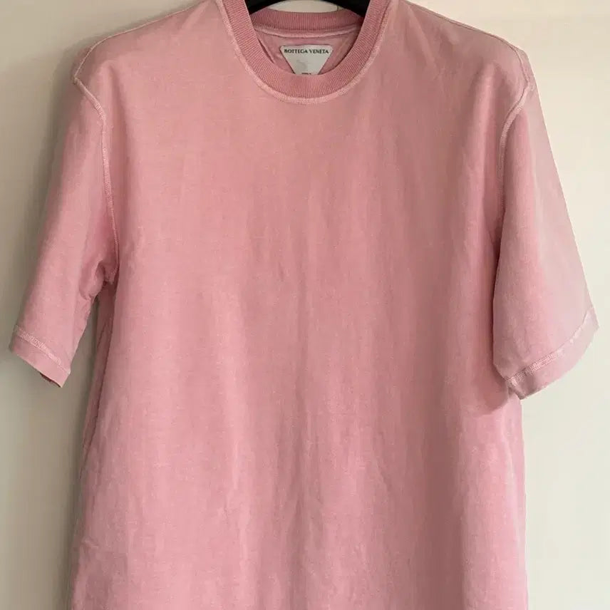 [BUNJANG] Bottega Veneta Pink Short Sleeve T-Shirt / 보테가 베네타 핑크 반팔 티셔츠