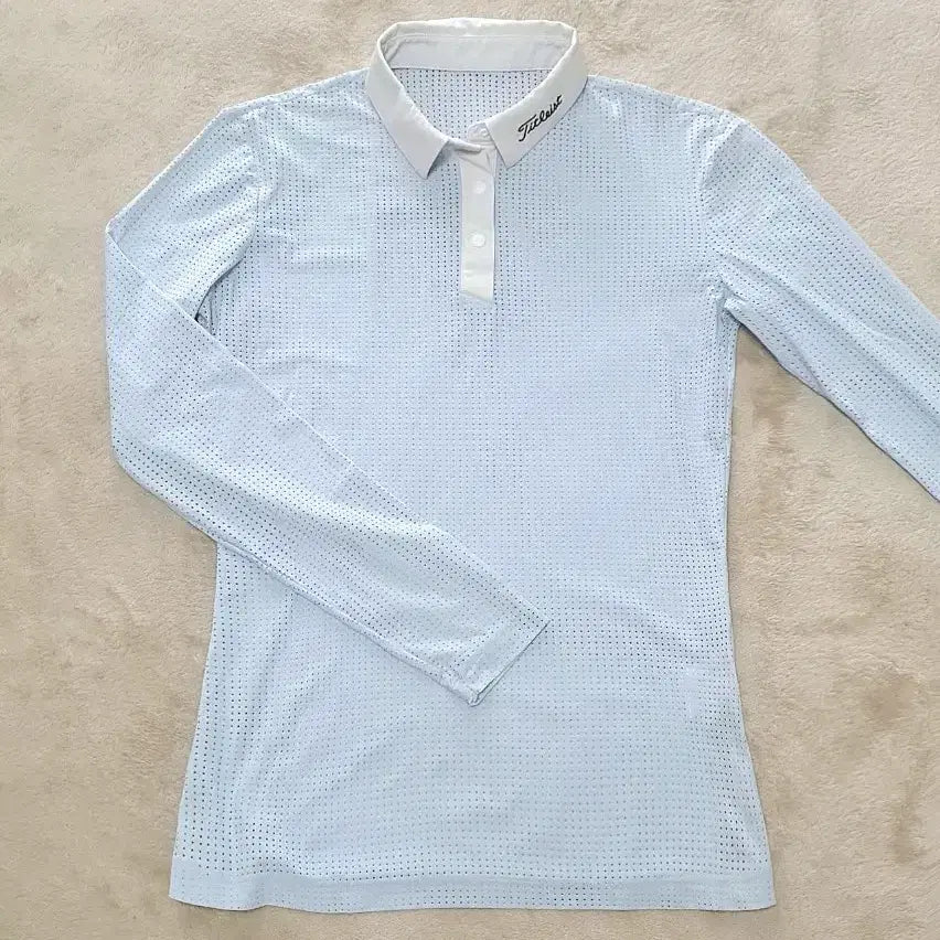 [BUNJANG] Titleist Women's Authentic Performance Golf T-Shirt Sky Blue / 타이틀리스트 여성용 정품 기능성 골프 티셔츠 판매해요