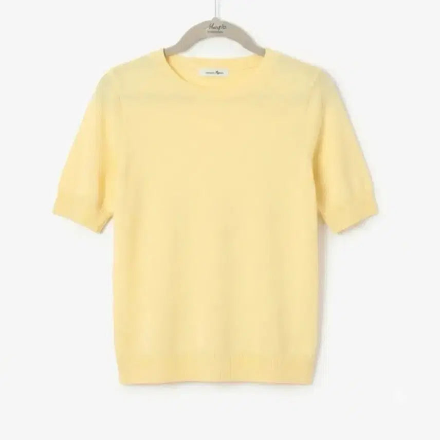 [BUNJANG] Roem Yellow Summer Knit Top / 로엠 옐로우 여름니트