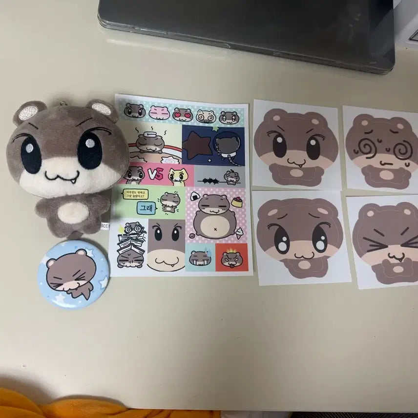 [BUNJANG] &team Yuma YUMDAL Doll Bundle Set / 앤팀 &team 유마 윰달이 인형 양도 (특전 핀버튼,스티커 포함)