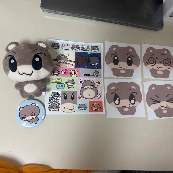 [BUNJANG] &team Yuma YUMDAL Doll Bundle Set / 앤팀 &team 유마 윰달이 인형 양도 (특전 핀버튼,스티커 포함)