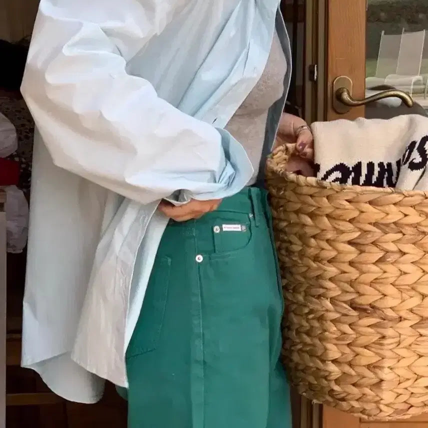 [BUNJANG] Without Summer Pear Cotton Pants / 위드아웃썸머 페어 코튼팬츠