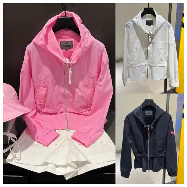 [BUNJANG] Women's Golf Windbreaker White / 여성 골프바람막이 화이트