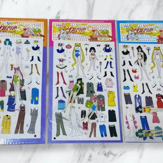 [BUNJANG] Sailor Moon S Coordinate Sticker Set - 3rd Series / 세일러문S 코디스티커 3탄세트