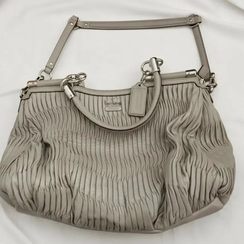 [BUNJANG] Coach Madison Gathered Leather Bag / 코치 매디슨 게더드 백