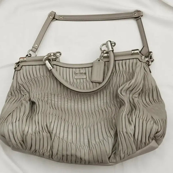 [BUNJANG] Coach Madison Gathered Leather Bag / 코치 매디슨 게더드 백