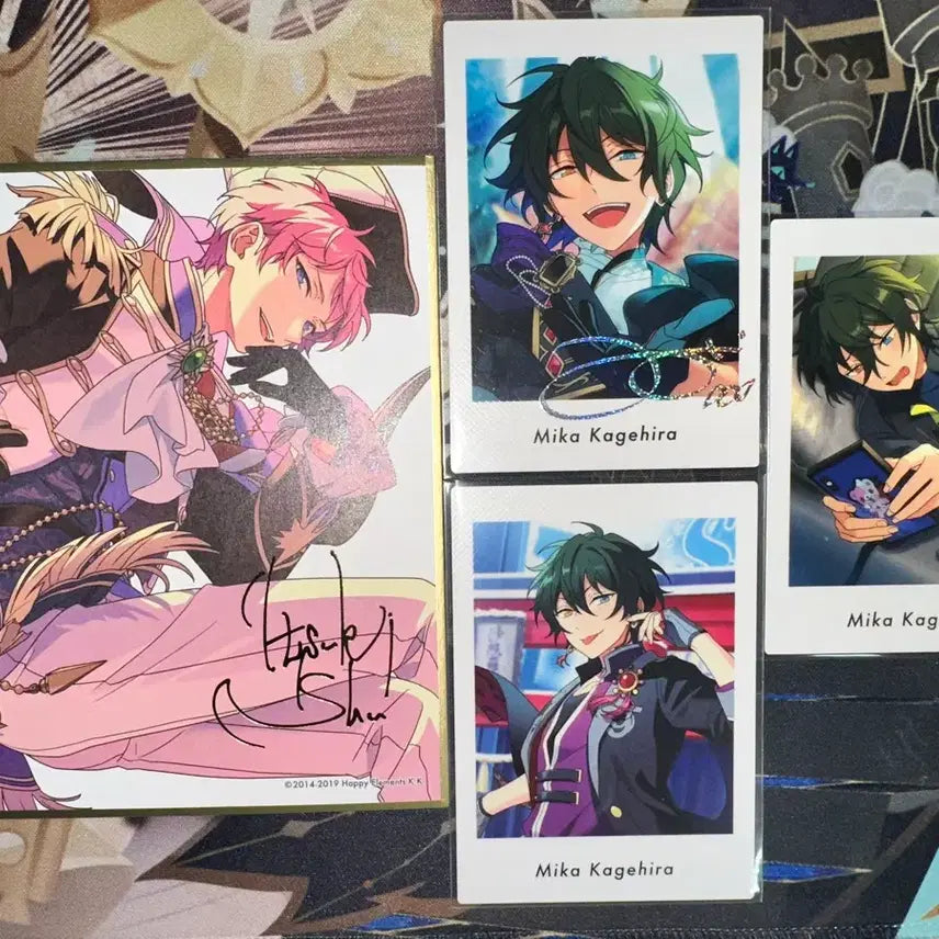 [BUNJANG] Ensemble Stars Valkyrie Mika & Shu Shikishi Set / 앙스타 발키리 미카 슈 색지 파샷츠
