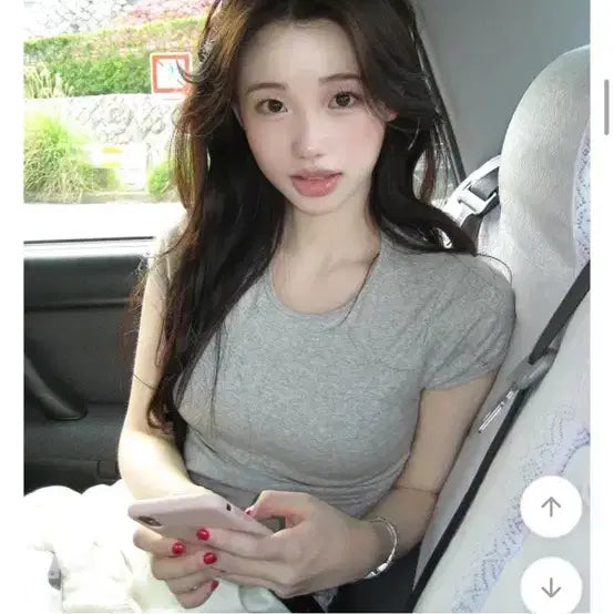 [BUNJANG] Gray T-Shirt / 에이블리 반팔티 교신 ㄱㄴ