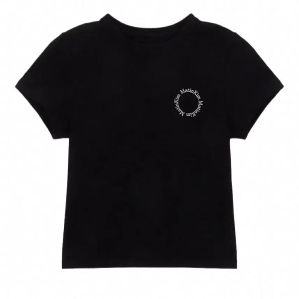[BUNJANG] Matinkim Circle Logo Crop Top S / 마뗑킴 서클 로고 크롭 탑 s