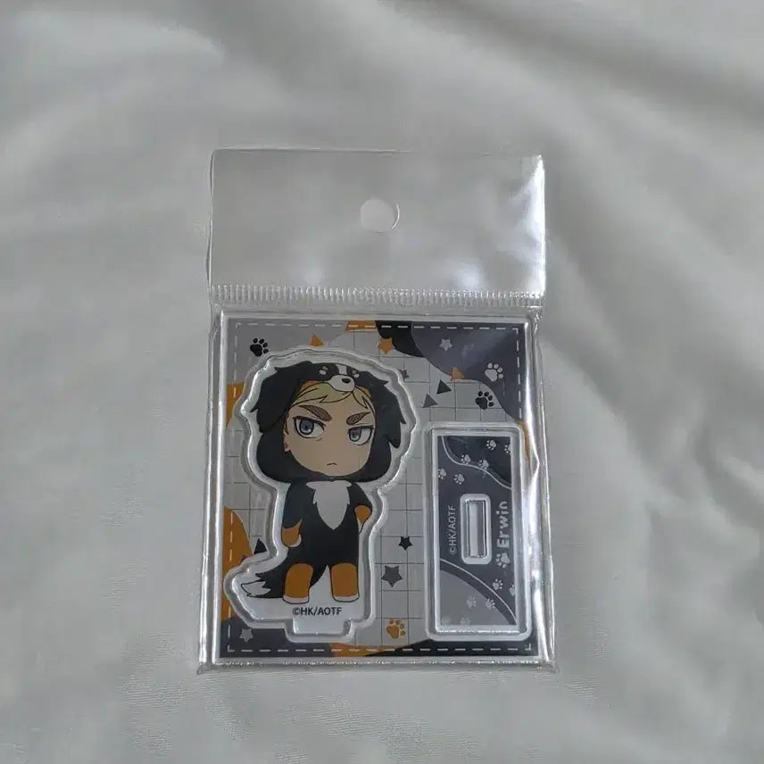 [BUNJANG] Attack on Titan Animaruco Papier Mini Acrylic Stand Erwin / [미개봉] 진격의 거인 아니마루코 파피에루 미니 아크릴스탠드 진격거 엘빈 아크릴