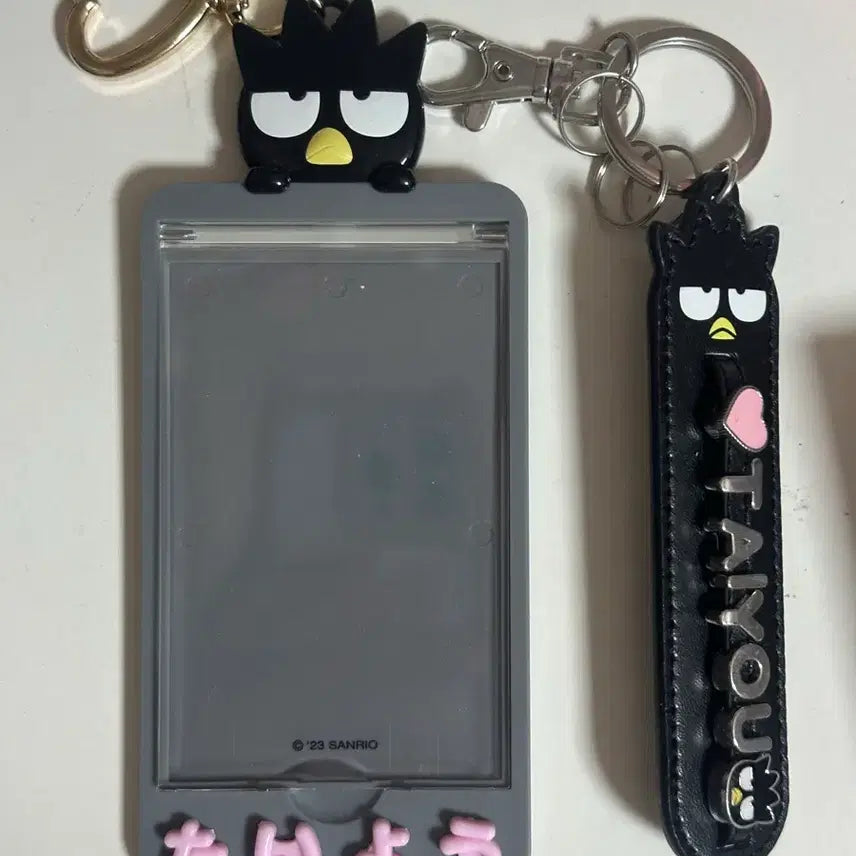 [BUNJANG] Lovebitz Taiyo Badtz-Maru Cheki Holder & Keyring Bundle Set / 라부싯쿠 타이요 배드바츠마루