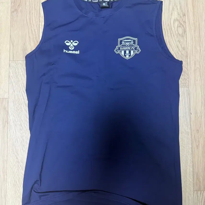 [BUNJANG] Suwon FC Hummel Sleeveless Soccer Jersey Navy / 수원FC 험멜 민소매 축구 저지 네이비
