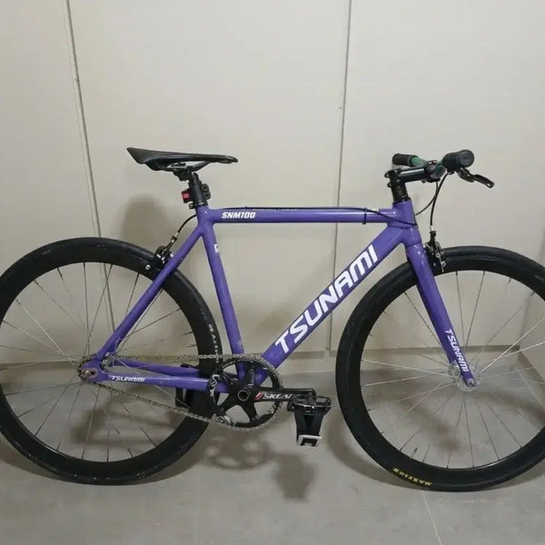 [BUNJANG] Custom Fixed Gear Bicycle - San Marco Saddle, Uno Stem, Riser Bar / 쓰나미 보라 급처합니다