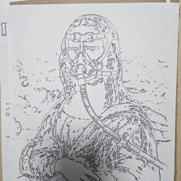 [BUNJANG] Pen Sketch Commission - A4 Size / 펜스케치 그림커미션