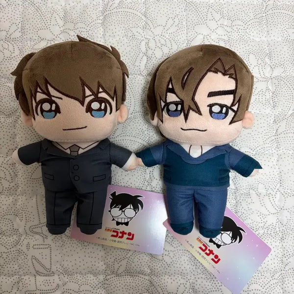 [BUNJANG] Detective Conan Matsuida Jinpei & Hagiwara Kenji Kiramucchi Plush Set / 명탐정 코난 마츠다 진페이 하기와라 켄지 kiramucchi 누이 일괄