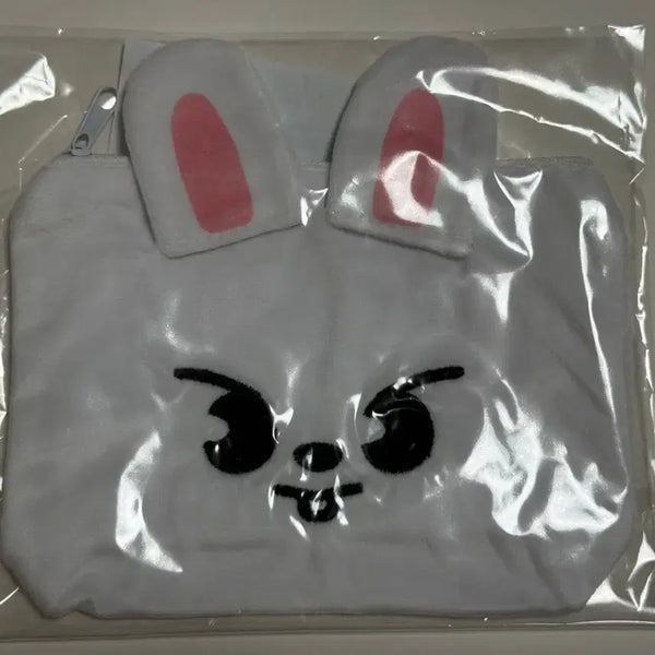 [BUNJANG] Stray Kids Lee Know Rabbit Kuji Pouch / 스트레이키즈 스키즈 스키주 일본굿즈 쿠지 파우치 리노 리빗